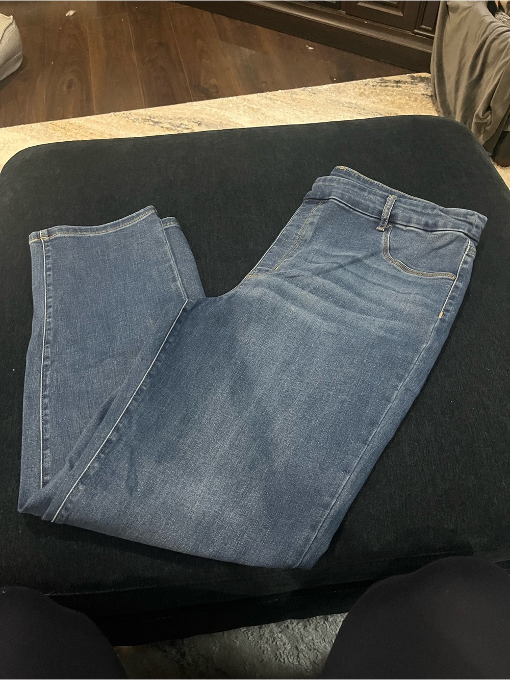 Time and Tru Medium Blue Slim Straight Jeans